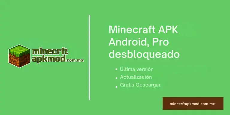 Minecraft APK Android, Pro desbloqueado